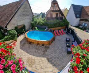  Appartement de 2 chambres avec piscine partagee terrasse amenagee et wifi a Biesheim  Биесхейм